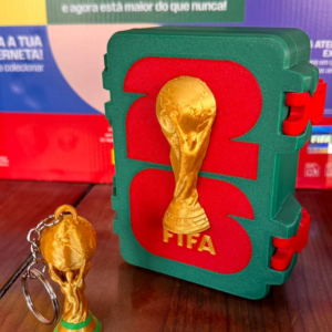 Caixa Premium para Cromos da Copa | Até 500 Cromos | Várias Cores